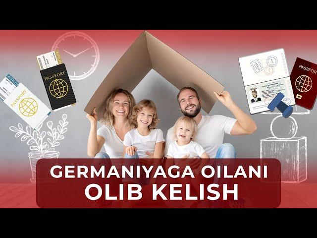 Germaniyaga Oilani birlashtirish vizasi qanday olinadi?  #germaniya #Familienzusammenführung