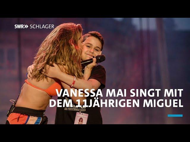 Was für eine Überraschung - Vanessa Mai singt mit dem 11-Jährigen Miguel