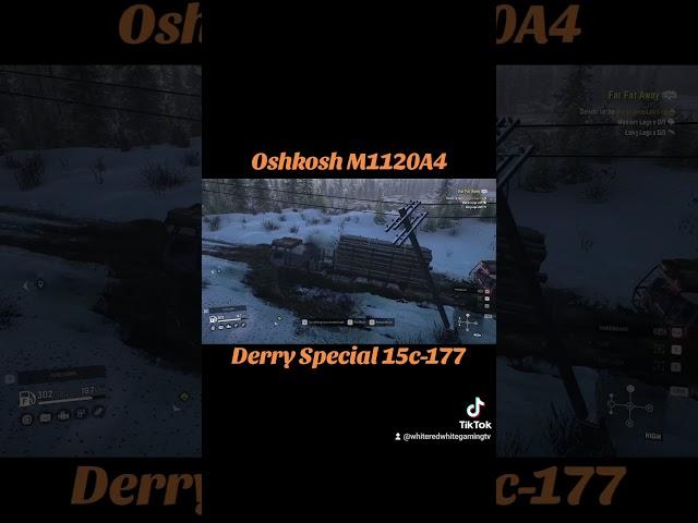 Oshkosh M1120A4 aka Derry Special 15c-177 in Snowrunner #snowrunner #trucksimulator #game #truck