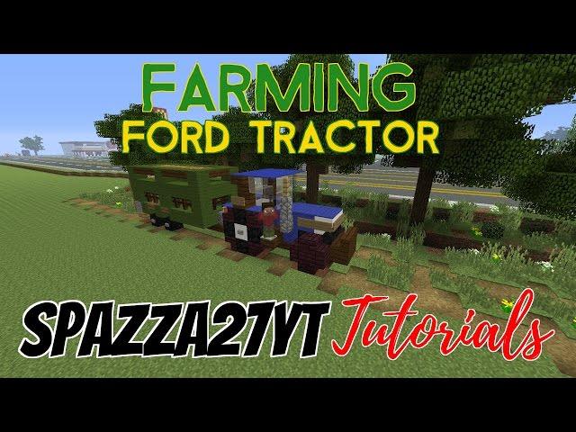 Ford 8670 Tractor Minecraft tutorial