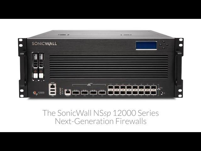 SonicWall NSsp Series Firewalls Video Data Sheet