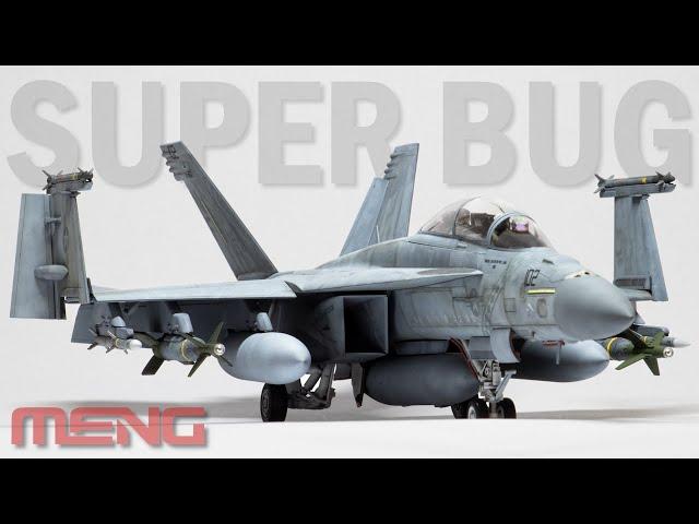 Meng's 1/48 F/A-18F | Full Build | 4K