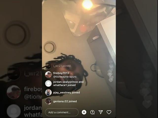 A1FromThe9 Sending For #N9 Tion Wayne & #OFB Headie One On Instagram Live