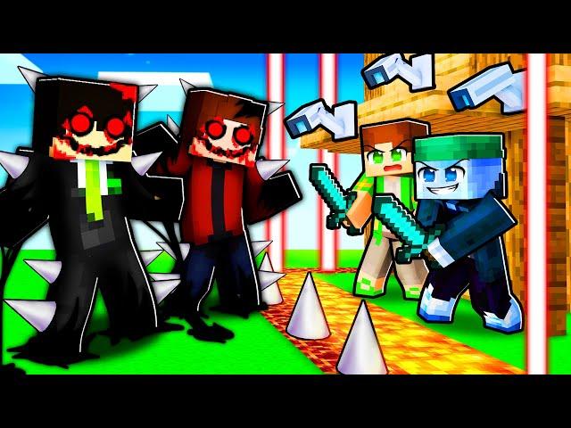 YOUTUBERI *MALEFICI* MUTANTI vs BAZA SECURIZATA pe Minecraft!