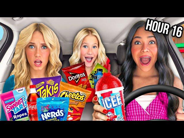 Eating ONLY GAS STATiON FOOD for 24 Hours!! 