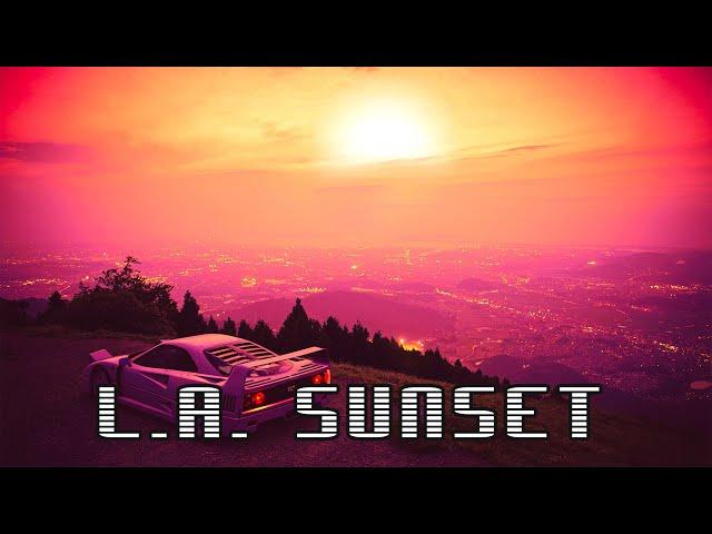 2 Hour Synthwave MIX  - L.A. Sunset // Royalty Free Copyright Safe Music