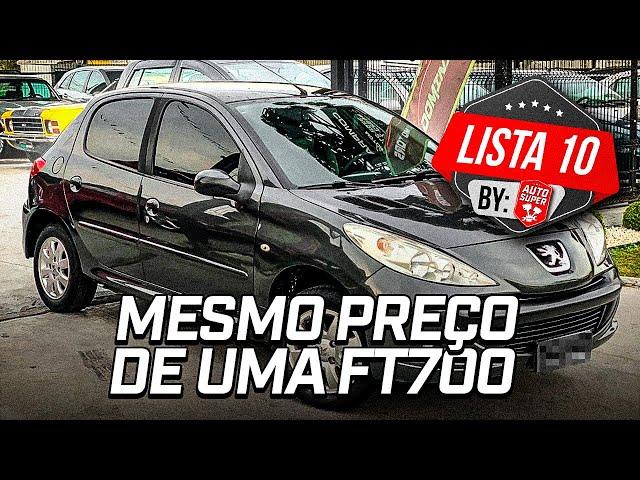 10 CARROS PRA COMPRAR COM O PREÇO DE UMA FT700