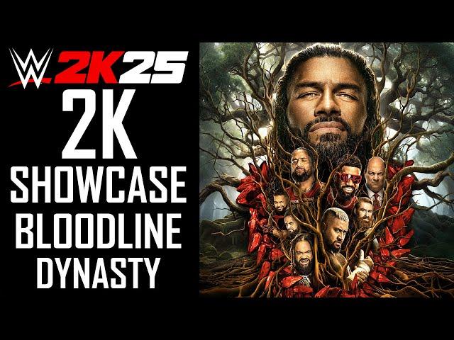 WWE 2K25 - Showcase - Gameplay Walkthrough - "Bloodline Dynasty"