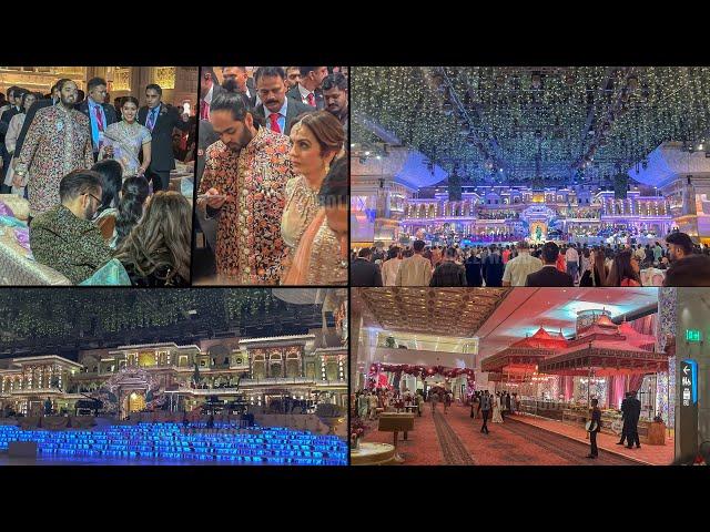 Anant Ambani weds Radhika Merchant | INSIDE VIDEO | Breathtaking Decor