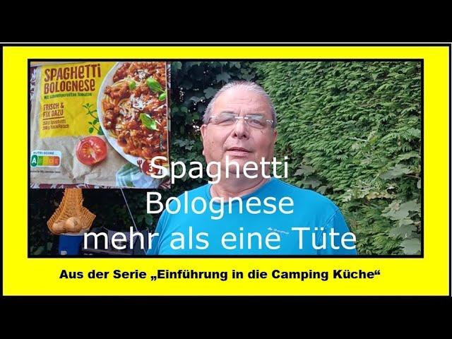 Campingschmaus Ruckzuck: Spaghetti Bolognese