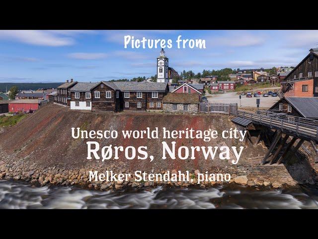 Pictures from UNESCO world heritage city Røros, Norway - Melker Stendahl piano