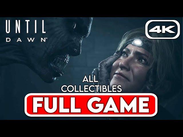 UNTIL DAWN REMAKE Gameplay Walkthrough (All Collectibles) FULL GAME [4K 60FPS] - No Commentary