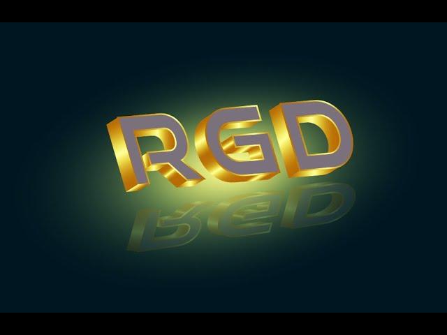 how to 3D text in abode illustrator||graphics design tutorial|| Rasheed RGD