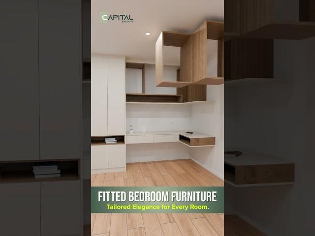 Elevate your bedroom with custom fitted furniture & wardrobes designed for smart storage in London