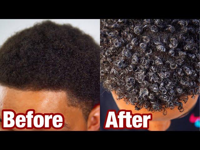 How To Get Curly Hair in 5 Minutes | Black Men and Women | 2024