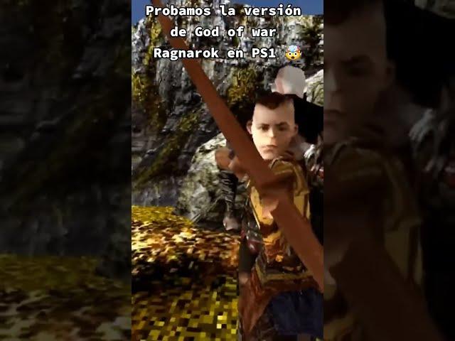 Así se ve God Of War Ragnarok en PS1 