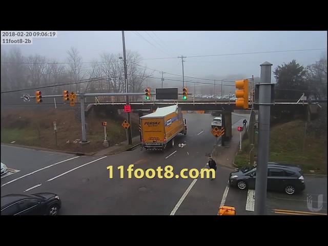 11Foot8 Bridge Crash Compilation 2018