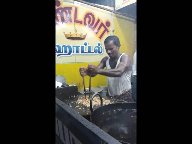 Kothu Parotta at Andavar Hotel - Thoothukudi Parotta Master