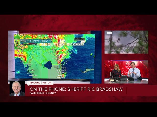 PBSO Sheriff Ric Bradshaw talks to WPTV following tornado outbreak