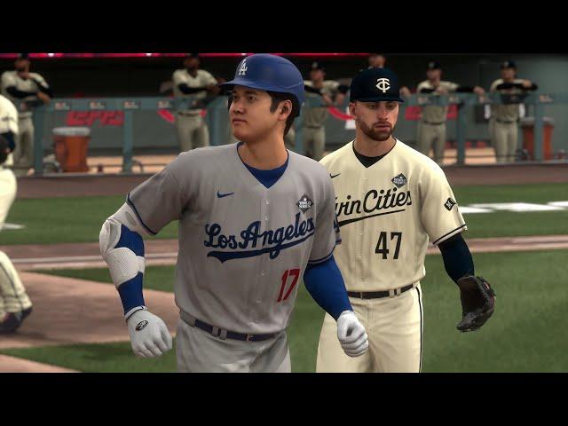 MLB The Show 24 Gameplay - Dodgers vs Twins (World Series Presentation) Full Game