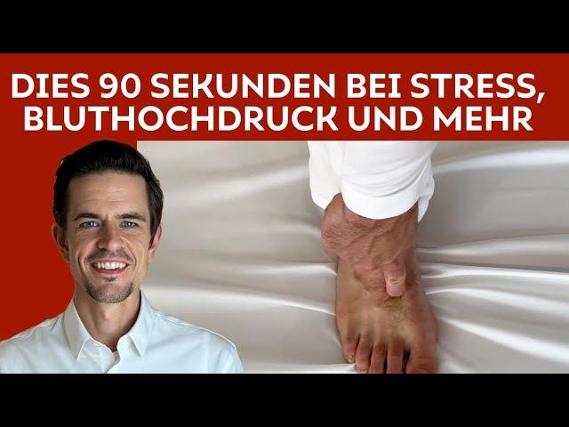 Drücke DIESE Punkte 90 Sekunden für Deine Leber, bei Stress, Angst und Bluthochdruck