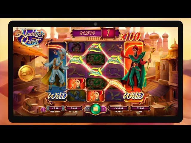 Aladdin's Quest Slot Promo by GameArt