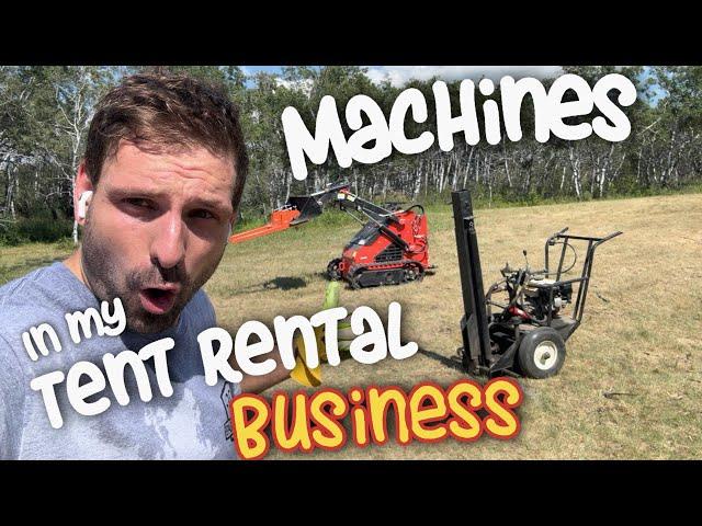 Machines Used In My Tent Rental Business - The Rental Guy