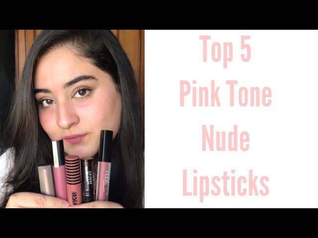 My TOP 5 Pink Tone Nude Lipsticks | KRITIKA BEOHAR