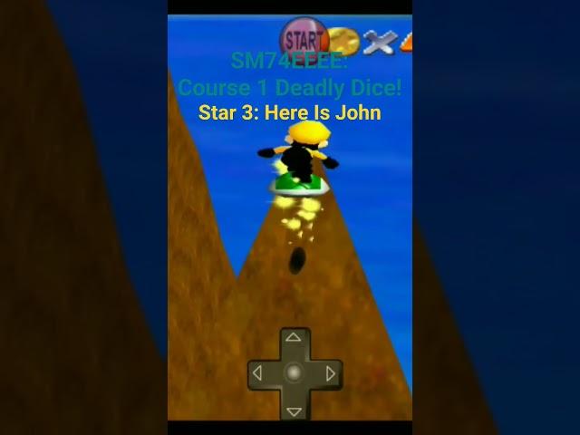 SM74EEEE - Star 3: Here Is John. #sm64hacks #sm64romhacks #sm64