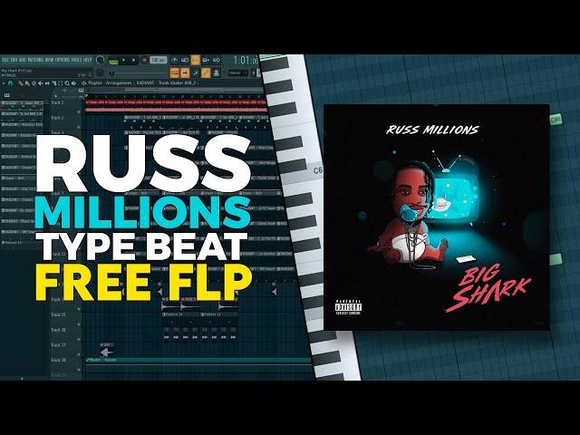 [FREE FLP] Russ Millions X UK Drill Type Beat - "Big Shark" - FL Studio Project 2023