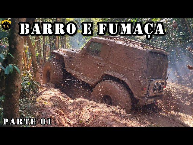 Catarinas no Buraco do Camel - Parte 1/2 - Acelerando FORTE - Troller 6 cilindros, Vitara e Stark