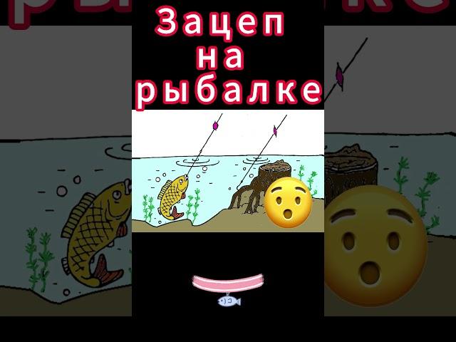 Зацеп на рыбалке #fishing
