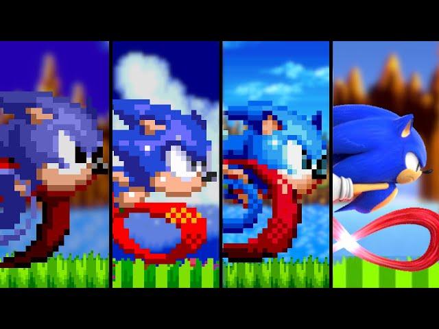 Evolution of Sonic's Real Speed