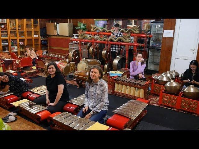 Proses latihan Ladrang Pangkur dilanjutkan Playon Sanga Yogyakarta Gamelan Dadali Moscow