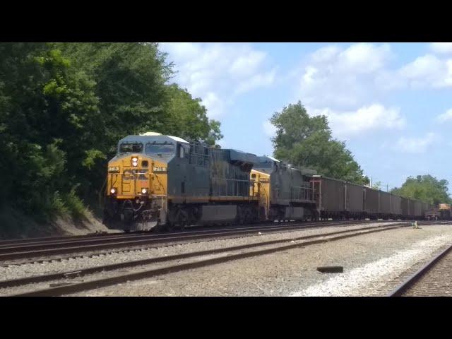 CSX Coal Train N321 headed Northbound With CSXT 715 in the lead @ Monroe 8/2/20.