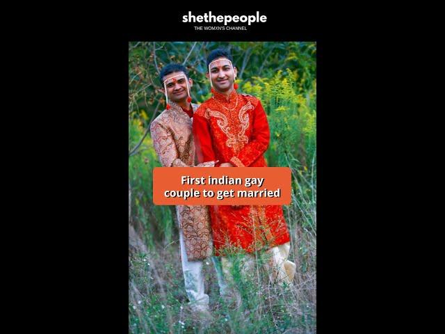 First Indian gay couple to get married #loveislove #lovestory #shethepeople