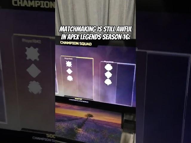 Apex Legends matchmaking is still awful in season 16…