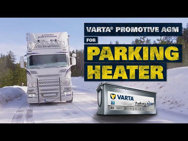 VARTA ProMotive AGM Batteries for Truck Parking Heater | VARTA Fleet Program