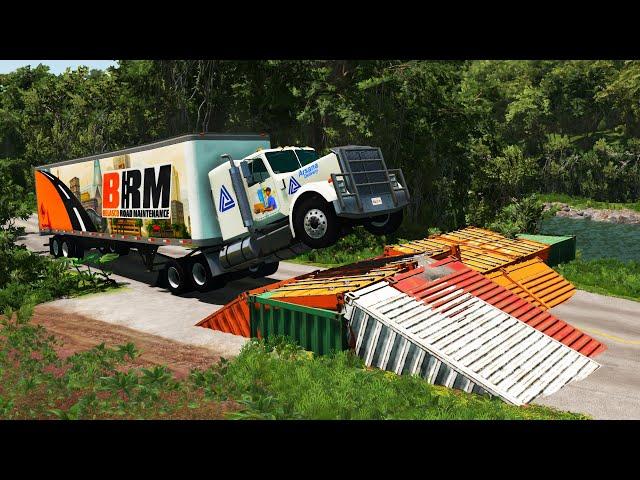 Weird Speed Bumps vs Cars #20 | BeamNG.DRIVE