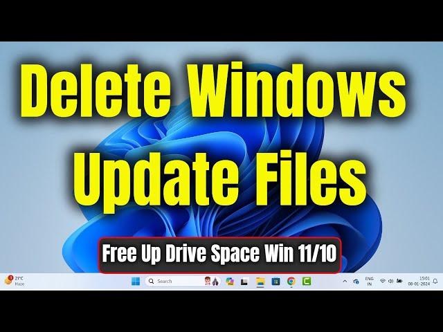 How to Delete Windows Update Files in Windows 11 10 Free Up Drive Space.