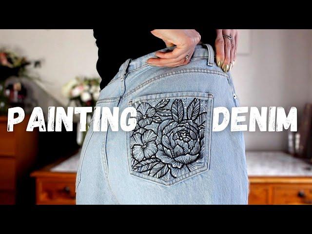 Painting my DENIM : Tutorial