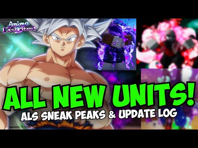 All New Units & Features in The New Anime Last Stand Update! Ft. MUI GOKU!