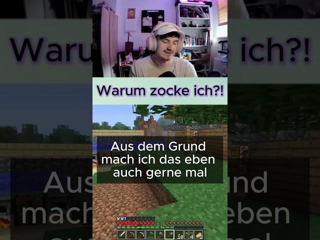 WARUM ZOCKE ICH?!   | Manus Vision #minecraft  #zocken #gamingdeutsch  #minecraftdeutsch