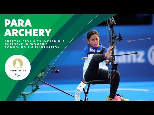 Sheetal Devi Hits Perfect Bullseye For India In Women's Compound 1/8 Elimination In Para Archery 