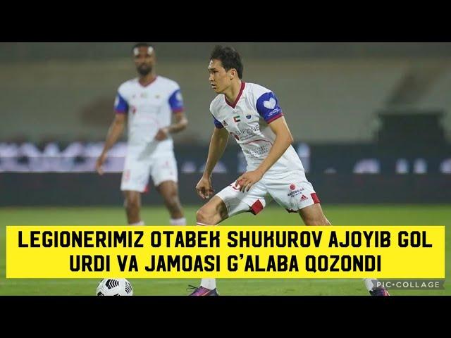 Legionerimiz Otabek Shukurovdan Ajoyib Gol va Jamoasi G'alaba Qozondi.