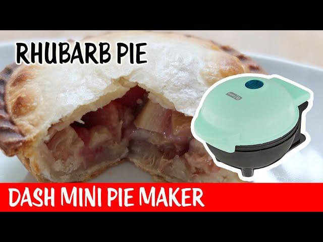 Rhubarb Pie In A Dash Mini Pie Maker