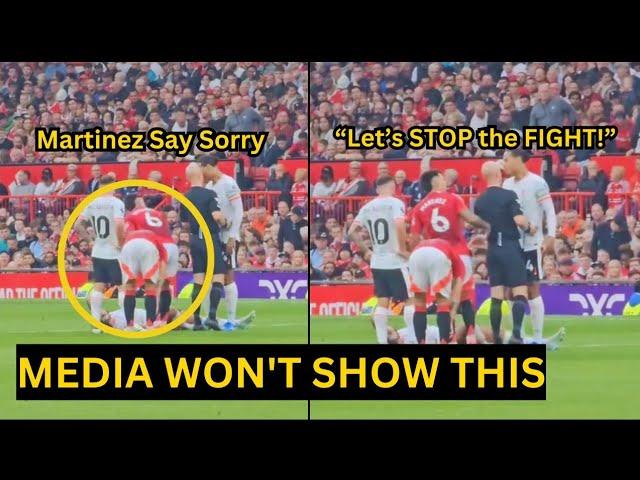 Lisandro Martinez Classy Attitude Treating Szoboszlai & Van Dijk NICE Even after Fight |Man Utd News