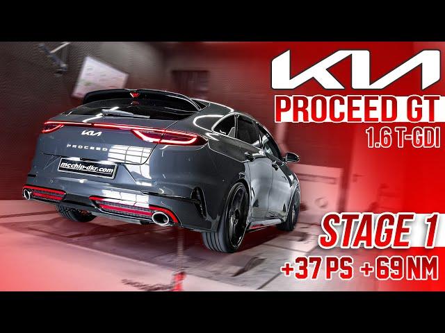 Kia Proceed 1.6 GT | Softwareoptimierung Stage 1 | Dyno - 100-160km/h | mcchip-dkr