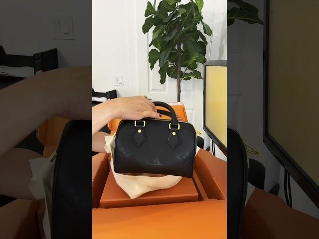 Speedy B 20 Unboxing  Empreinte Leather! #louisvuitton #speedy20 #bags #unboxing #lvunboxing