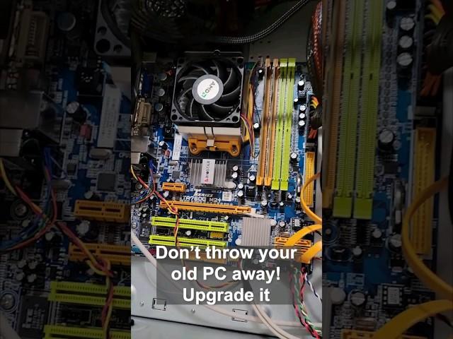 Don't Throw Away Your Old PC, Upgrade It! #shorts #pcgamer #retrogaming